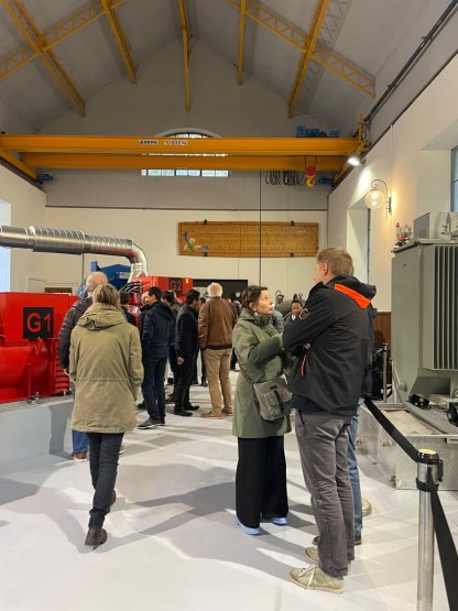 Visite de la centrale Roche Percée